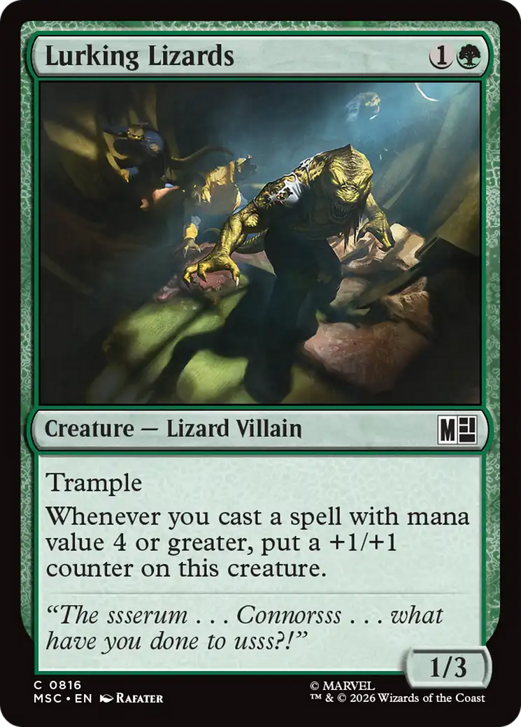 Lurking Lizards [Marvel Super Heroes Commander] | Empire Gaming NC