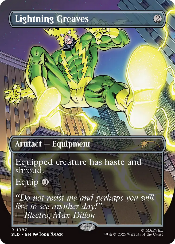 Lightning Greaves (1987) (Rainbow Foil) [Secret Lair Drop Series] | Empire Gaming NC