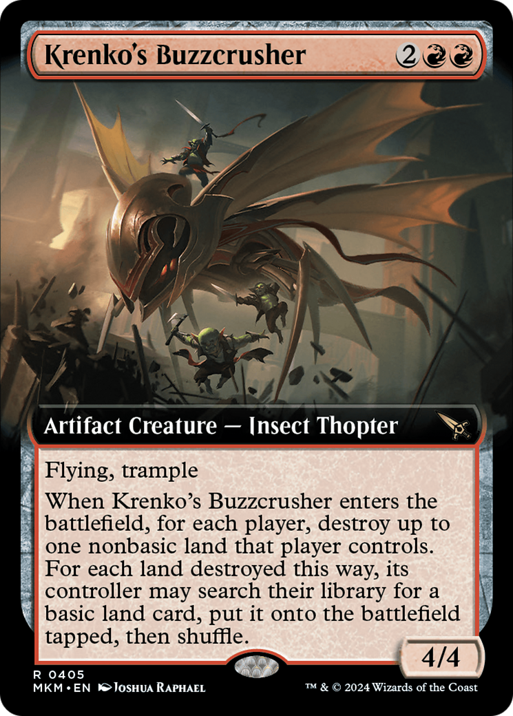 Krenko's Buzzcrusher (Extended Art) [Murders at Karlov Manor] | Empire Gaming NC