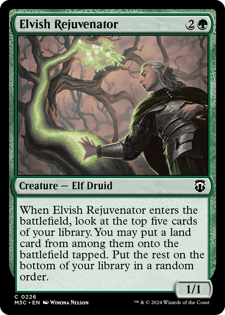 Elvish Rejuvenator (Ripple Foil) [Modern Horizons 3 Commander] | Empire Gaming NC