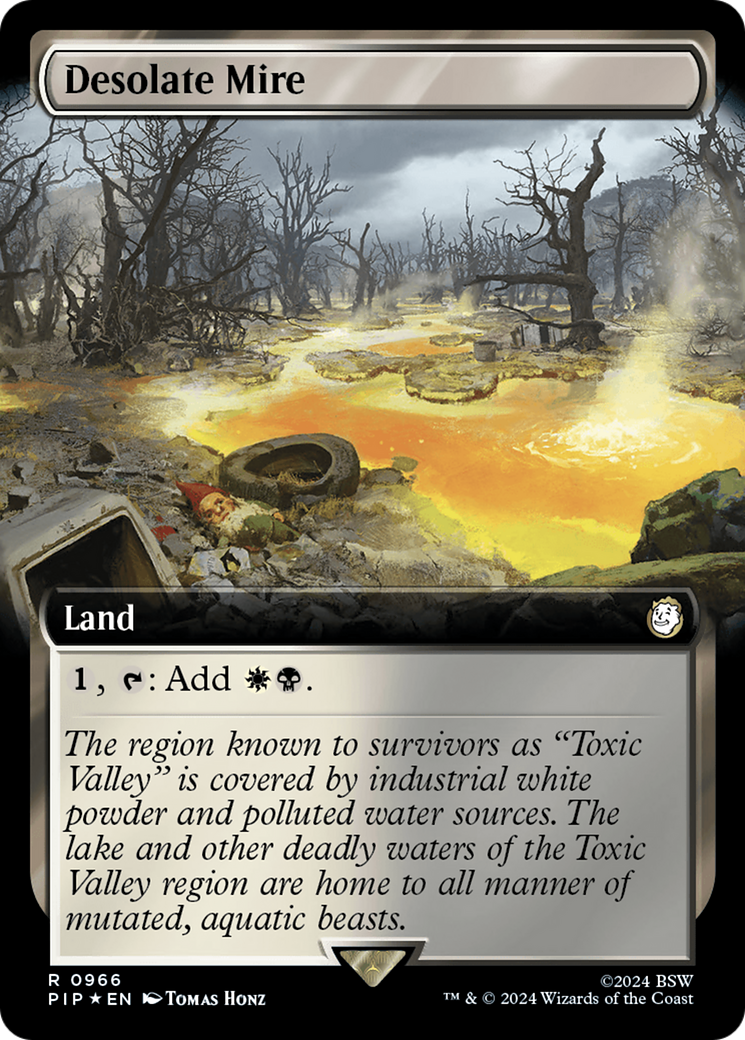 Desolate Mire (Extended Art) (Surge Foil) [Fallout] | Empire Gaming NC