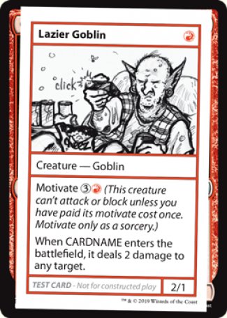 Lazier Goblin (2021 Edition) [Mystery Booster Playtest Cards] | Empire Gaming NC