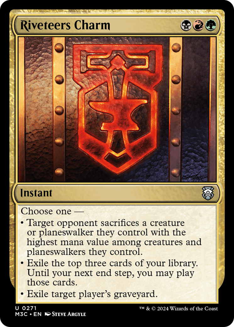 Riveteers Charm (Ripple Foil) [Modern Horizons 3 Commander] | Empire Gaming NC