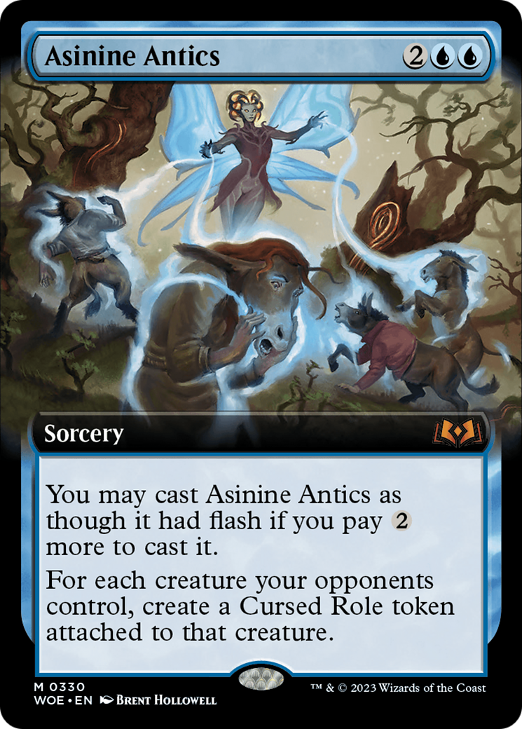 Asinine Antics (Extended Art) [Wilds of Eldraine] | Empire Gaming NC