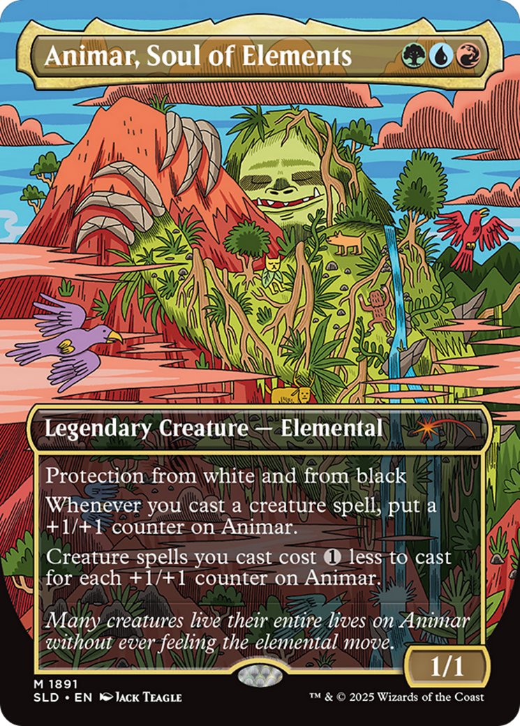 Animar, Soul of Elements (Rainbow Foil) [Secret Lair Drop Series] | Empire Gaming NC