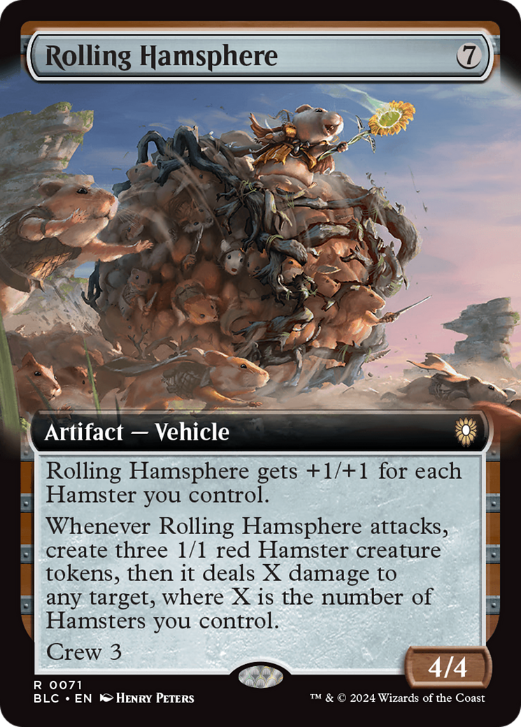 Rolling Hamsphere (Extended Art) [Bloomburrow Commander] | Empire Gaming NC