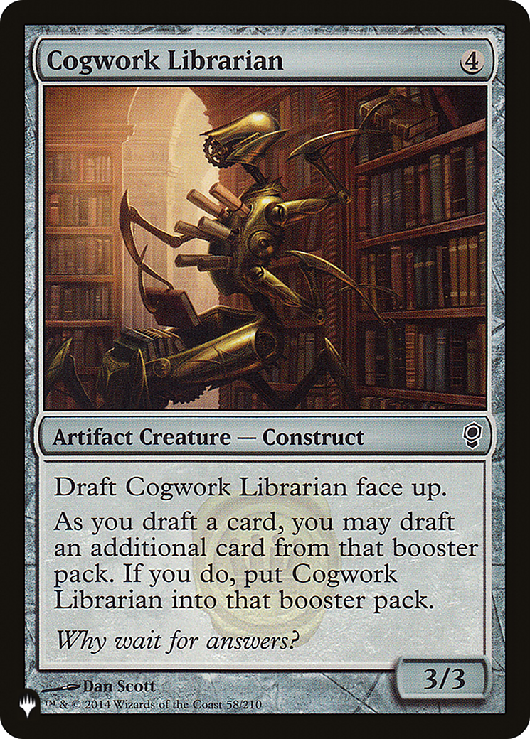 Cogwork Librarian [The List] | Empire Gaming NC
