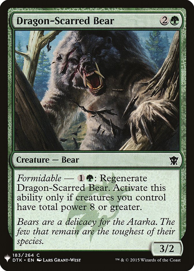 Dragon-Scarred Bear [Mystery Booster] | Empire Gaming NC