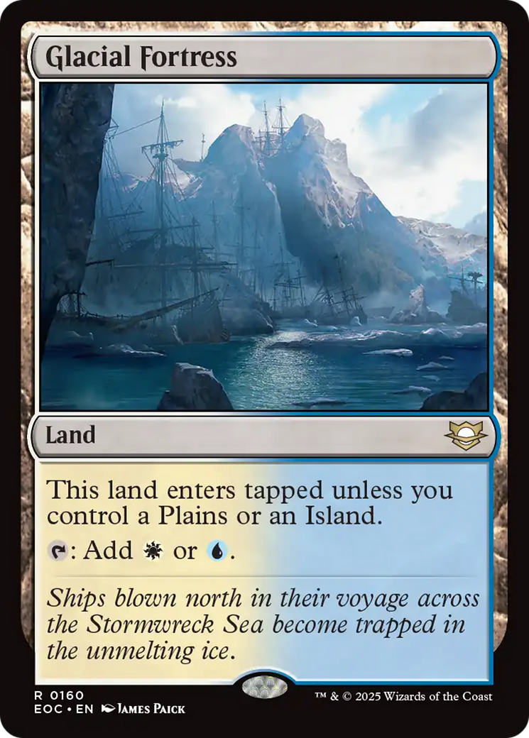 Glacial Fortress [Edge of Eternities Commander] | Empire Gaming NC