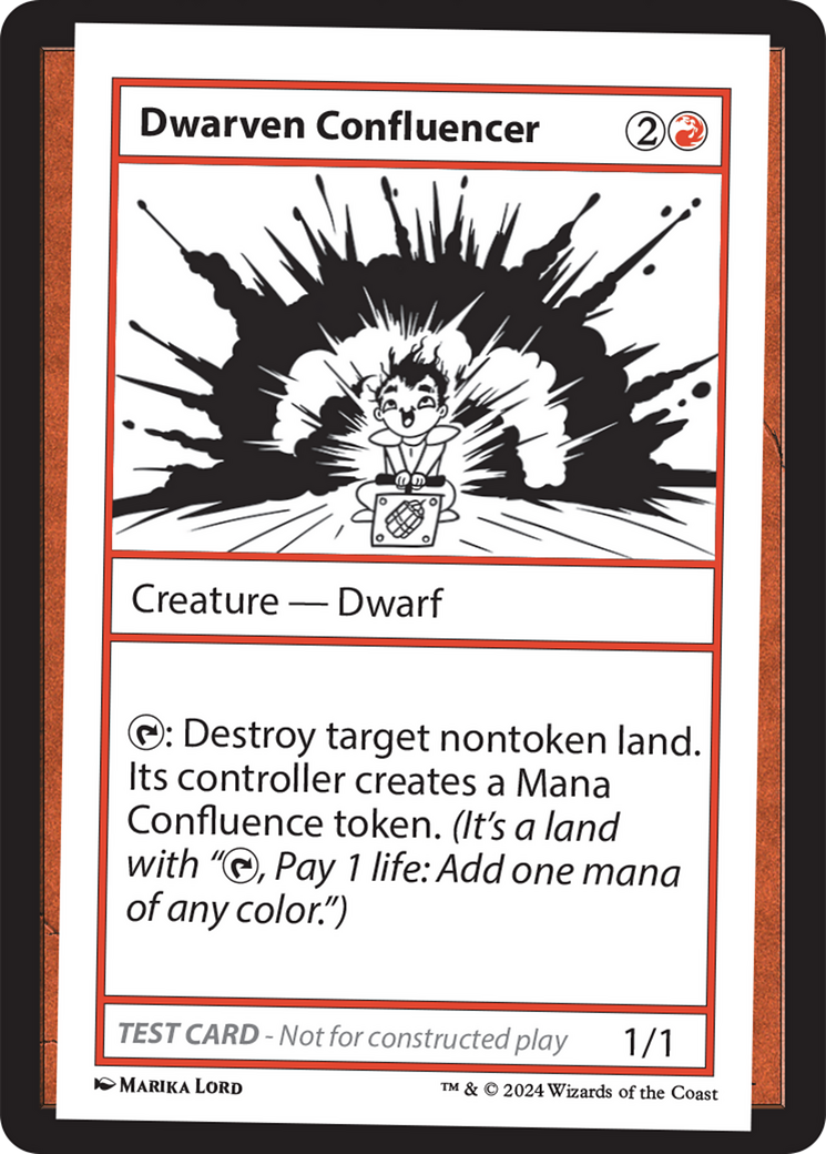 Dwarven Confluencer [Mystery Booster 2 Playtest Cards] | Empire Gaming NC