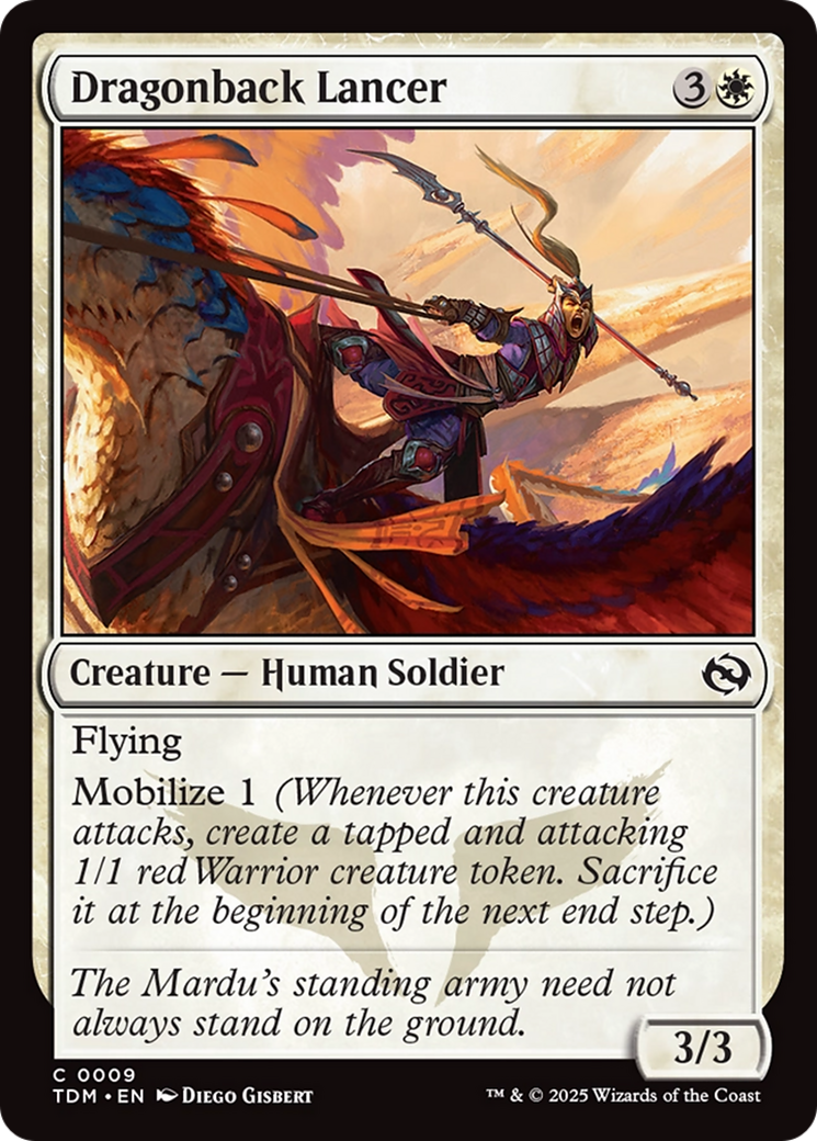 Dragonback Lancer [Tarkir: Dragonstorm] | Empire Gaming NC