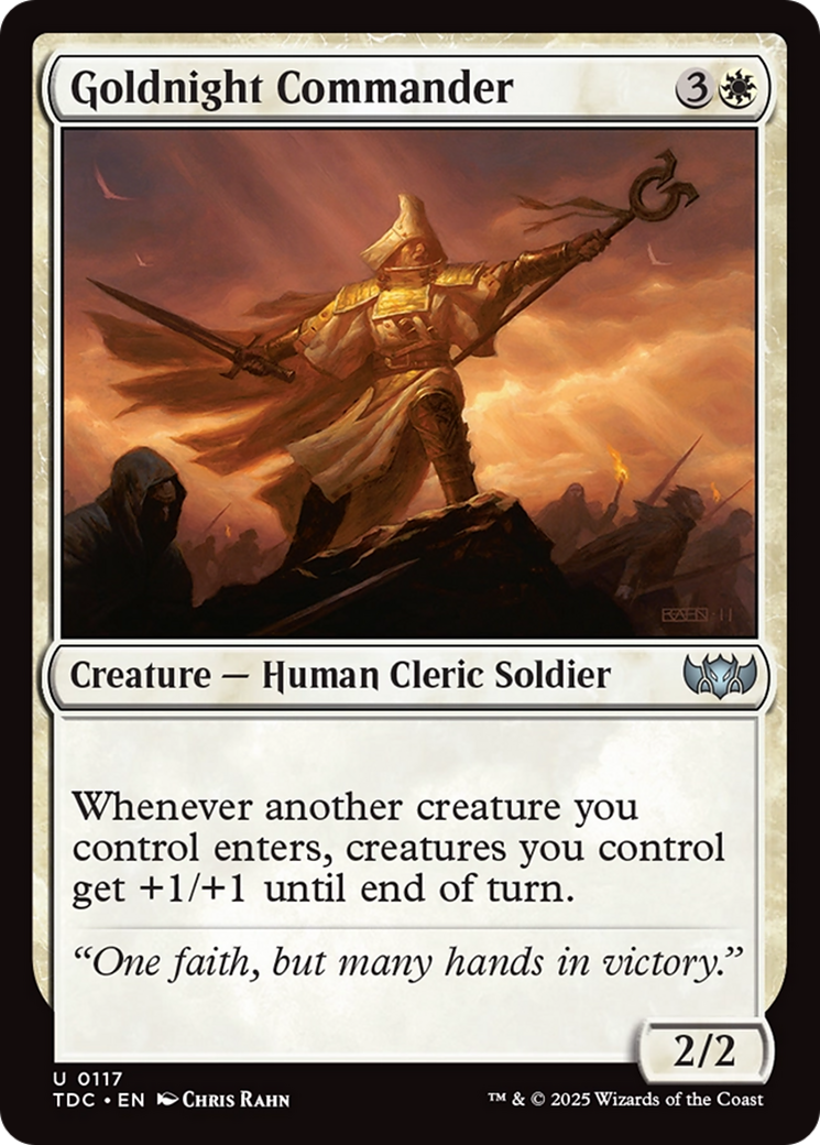 Goldnight Commander [Tarkir: Dragonstorm Commander] | Empire Gaming NC