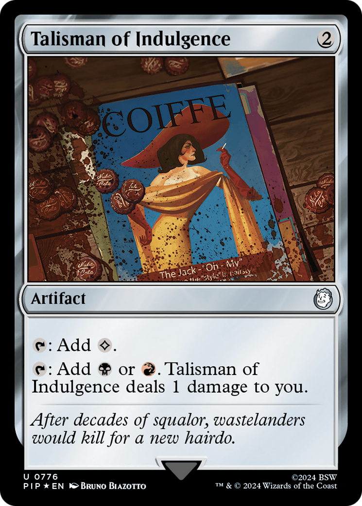 Talisman of Indulgence (Surge Foil) [Fallout] | Empire Gaming NC