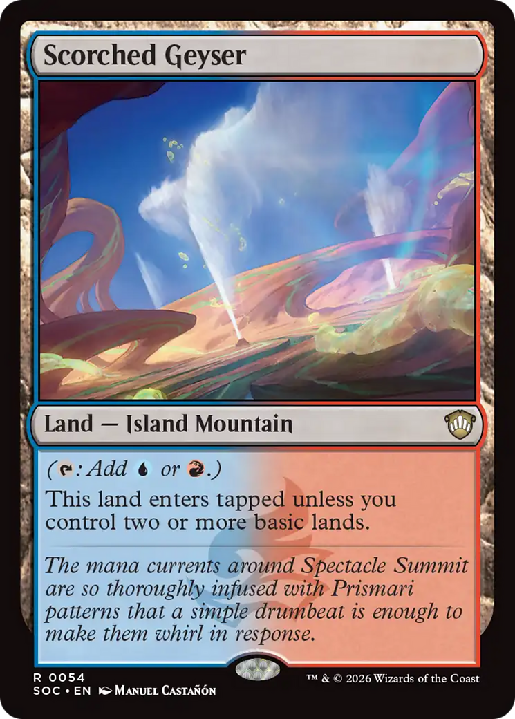 Scorched Geyser [Secrets of Strixhaven Commander] | Empire Gaming NC