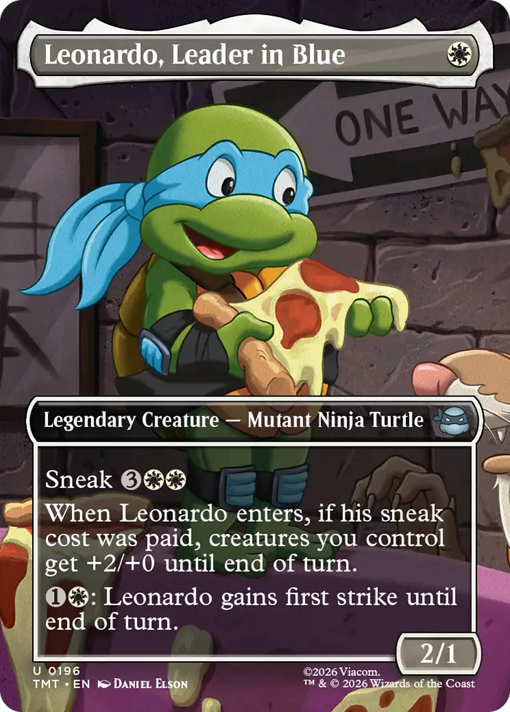 Leonardo, Leader in Blue (Borderless) [Teenage Mutant Ninja Turtles] | Empire Gaming NC