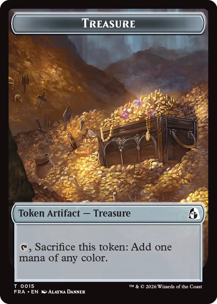 Angel (0003) // Treasure Double-Sided Token [Reality Fracture Tokens] | Empire Gaming NC
