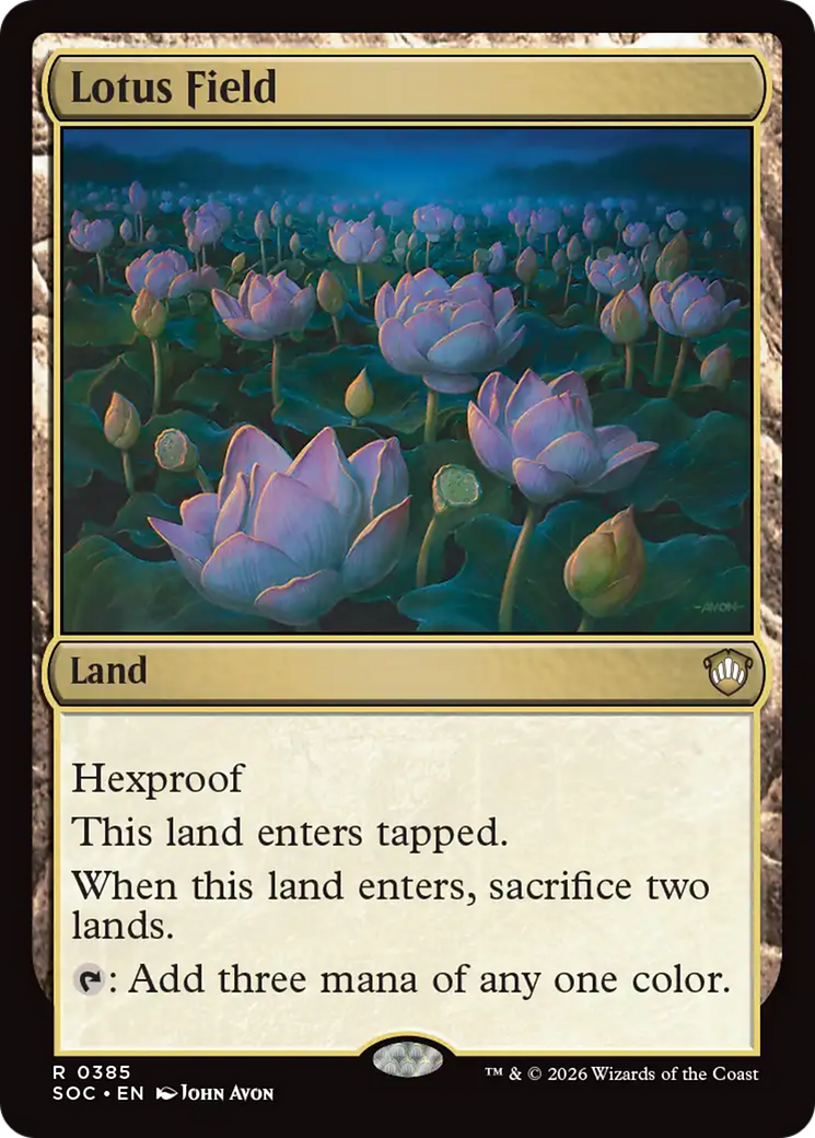 Lotus Field [Secrets of Strixhaven Commander] | Empire Gaming NC