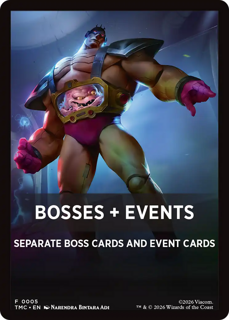 Bosses + Events [Teenage Mutant Ninja Turtles Commander Tokens] | Empire Gaming NC