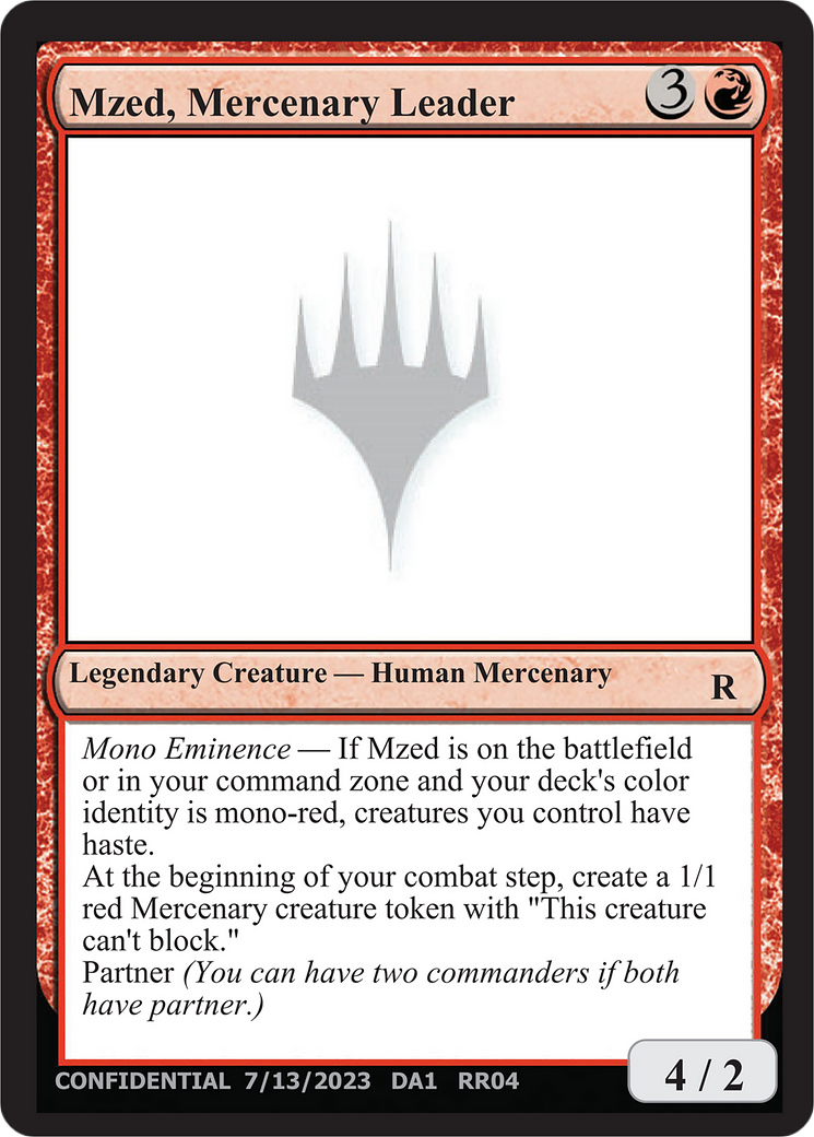 Mzed, Mercenary Leader [Unknown Event] | Empire Gaming NC