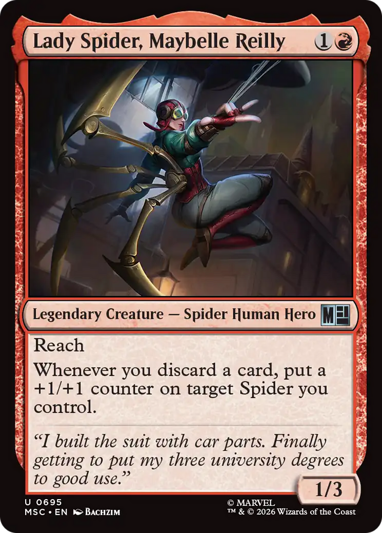 Lady Spider, Maybelle Reilly [Marvel Super Heroes Commander] | Empire Gaming NC