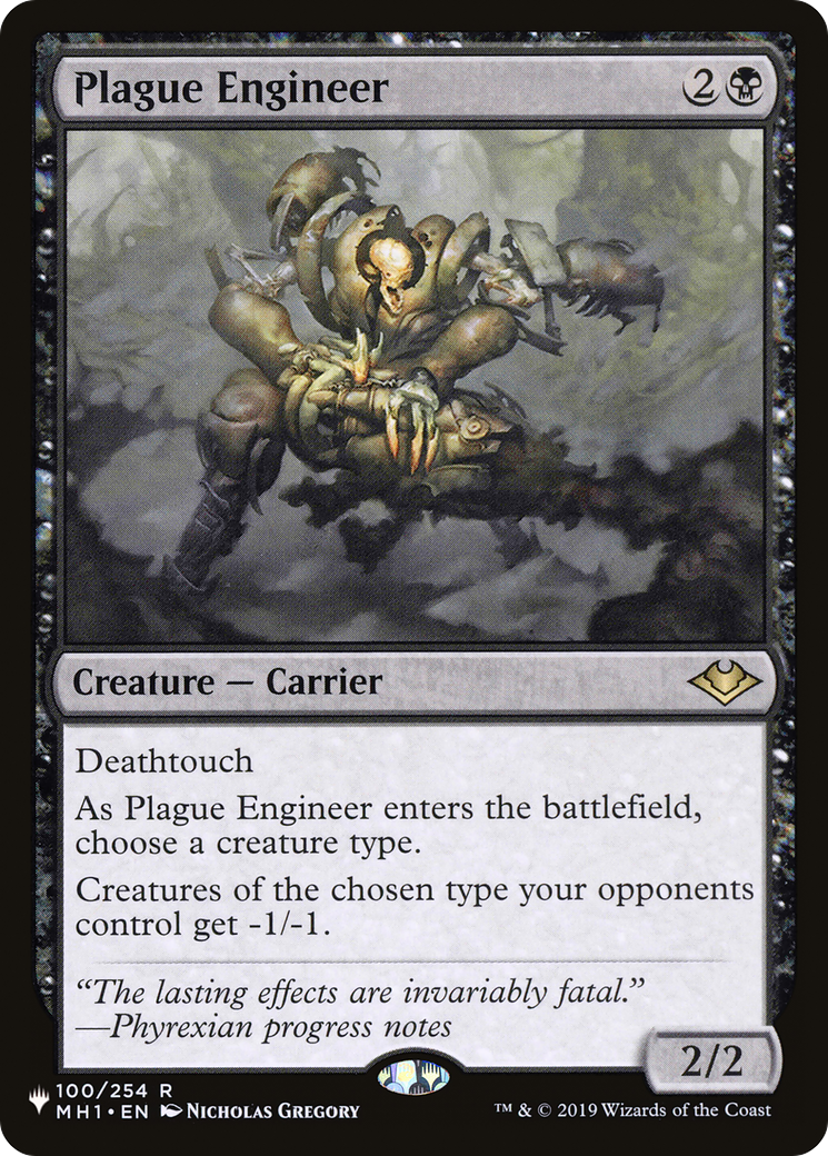 Plague Engineer [The List] | Empire Gaming NC