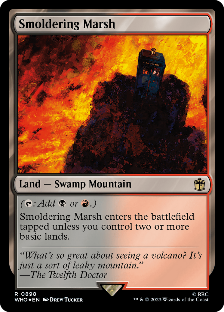 Smoldering Marsh (Surge Foil) [Doctor Who] | Empire Gaming NC