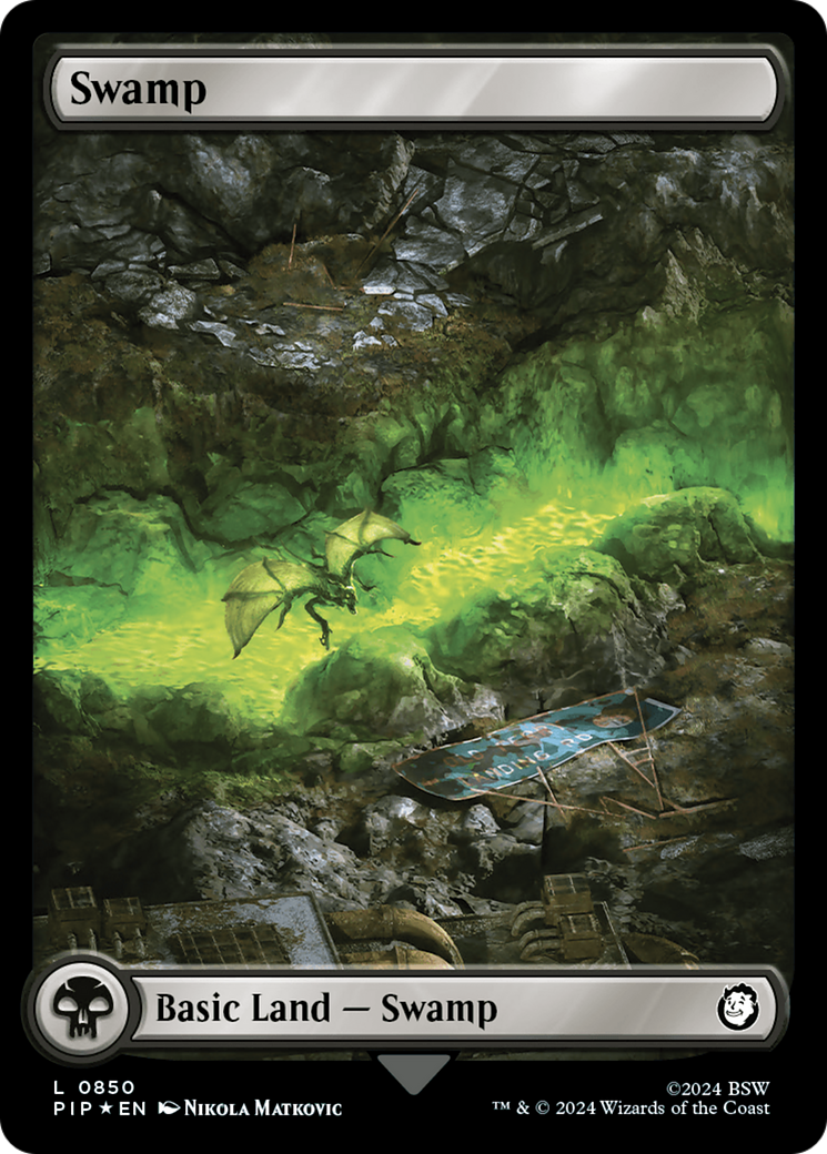 Swamp (0850) (Surge Foil) [Fallout] | Empire Gaming NC