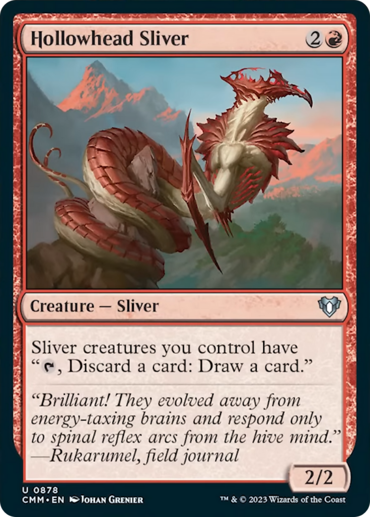 Hollowhead Sliver [Commander Masters] | Empire Gaming NC