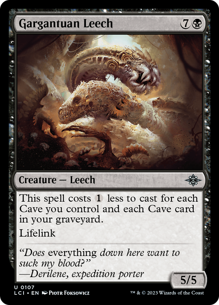 Gargantuan Leech [The Lost Caverns of Ixalan] | Empire Gaming NC