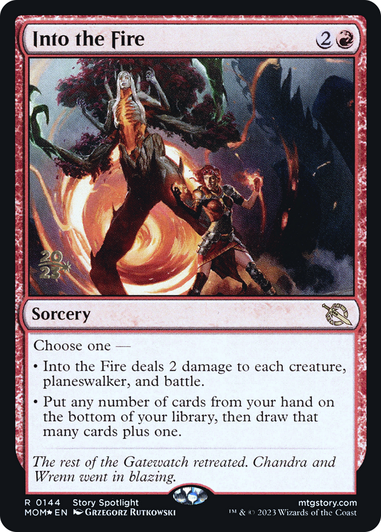 Into the Fire [March of the Machine Prerelease Promos] | Empire Gaming NC