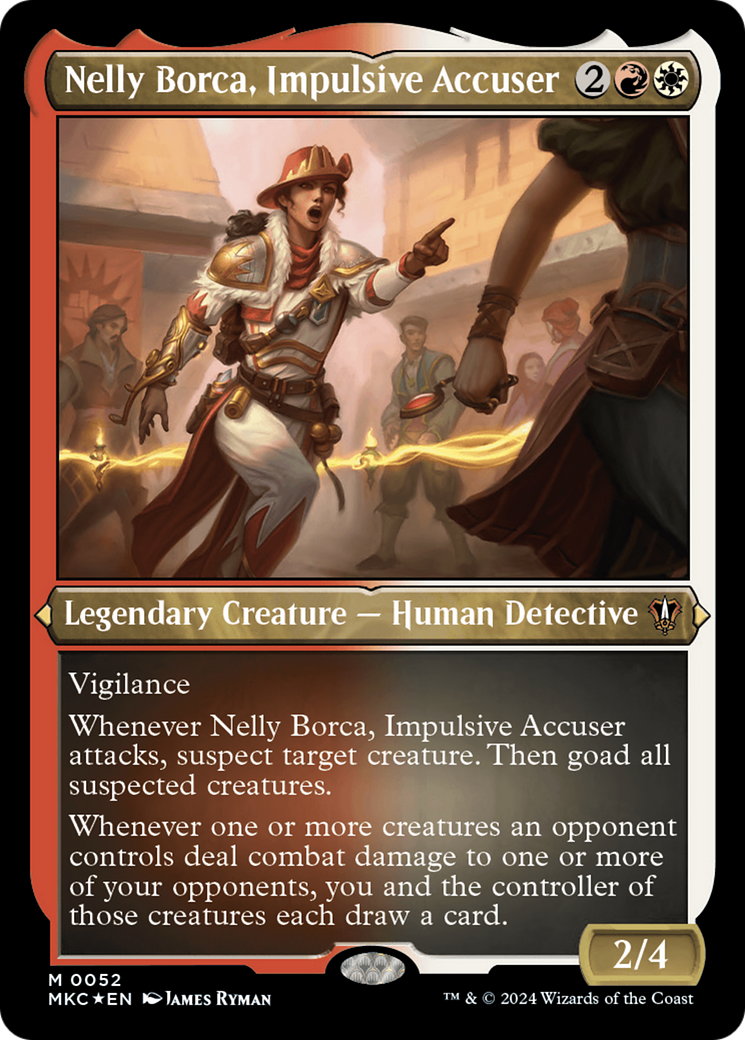 Nelly Borca, Impulsive Accuser (Display Commander) [Murders at Karlov Manor Commander] | Empire Gaming NC