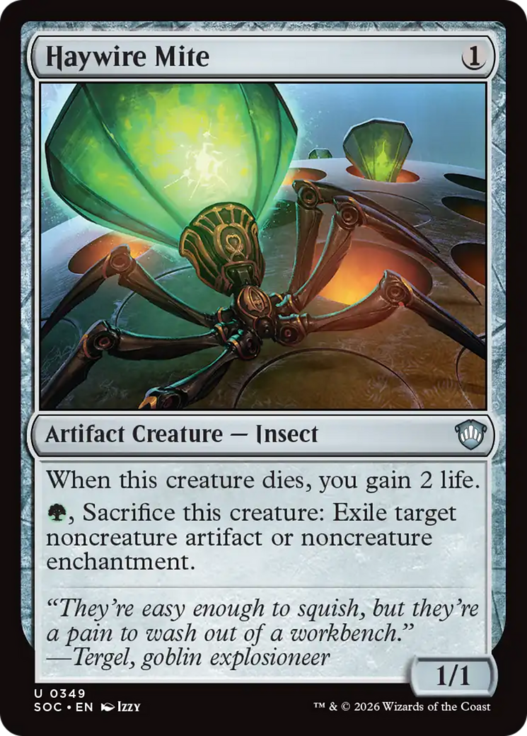 Haywire Mite [Secrets of Strixhaven Commander] | Empire Gaming NC