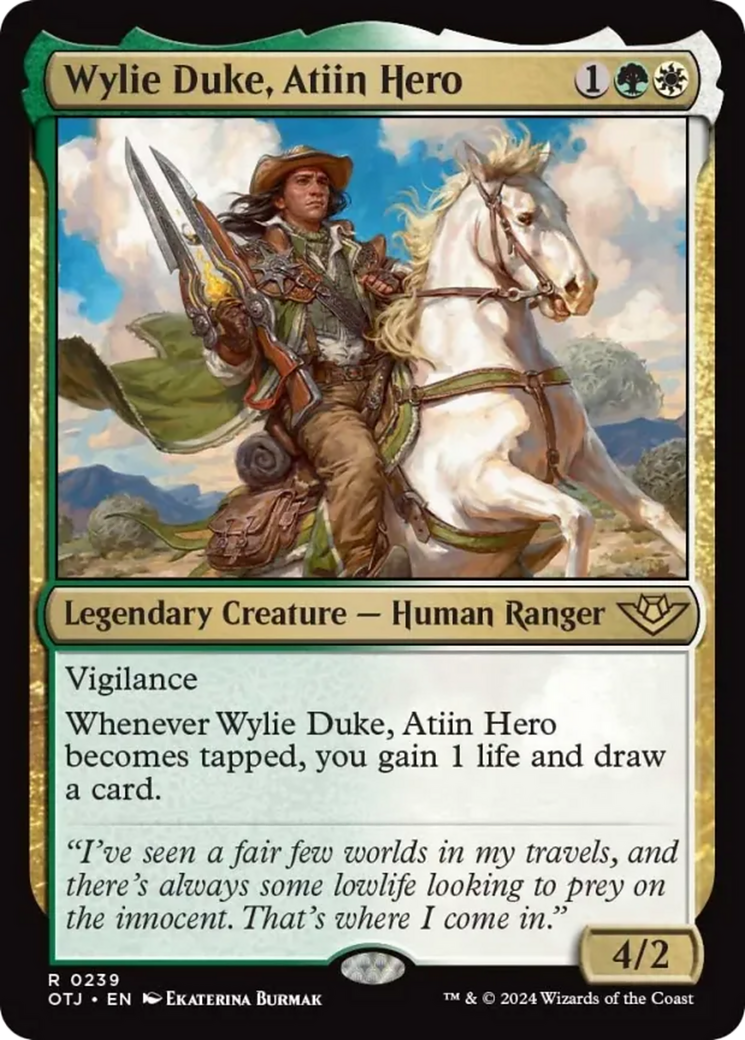 Wylie Duke, Atiin Hero [Outlaws of Thunder Junction] | Empire Gaming NC