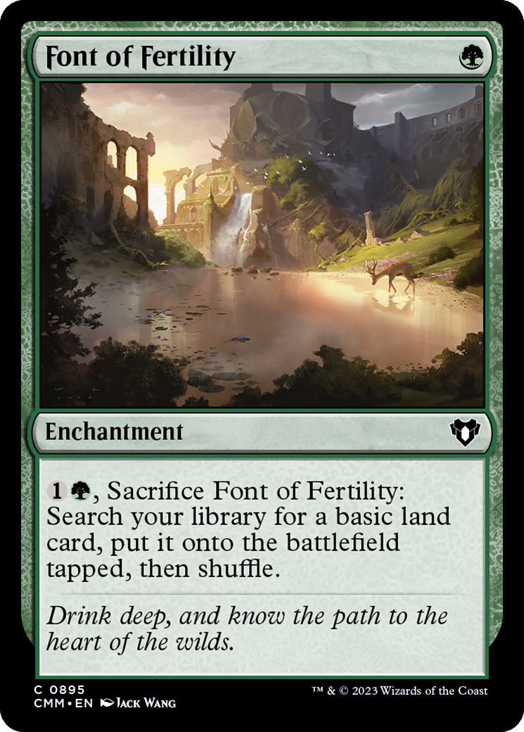 Font of Fertility [Commander Masters] | Empire Gaming NC