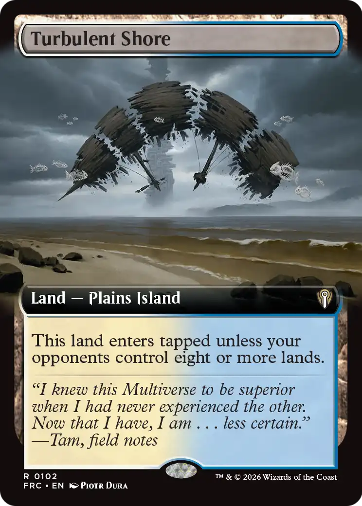Turbulent Shore (Extended Art) [Reality Fracture Commander] | Empire Gaming NC