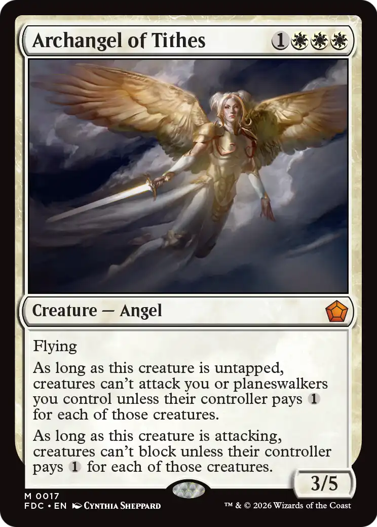 Archangel of Tithes [Foundations Commander] | Empire Gaming NC