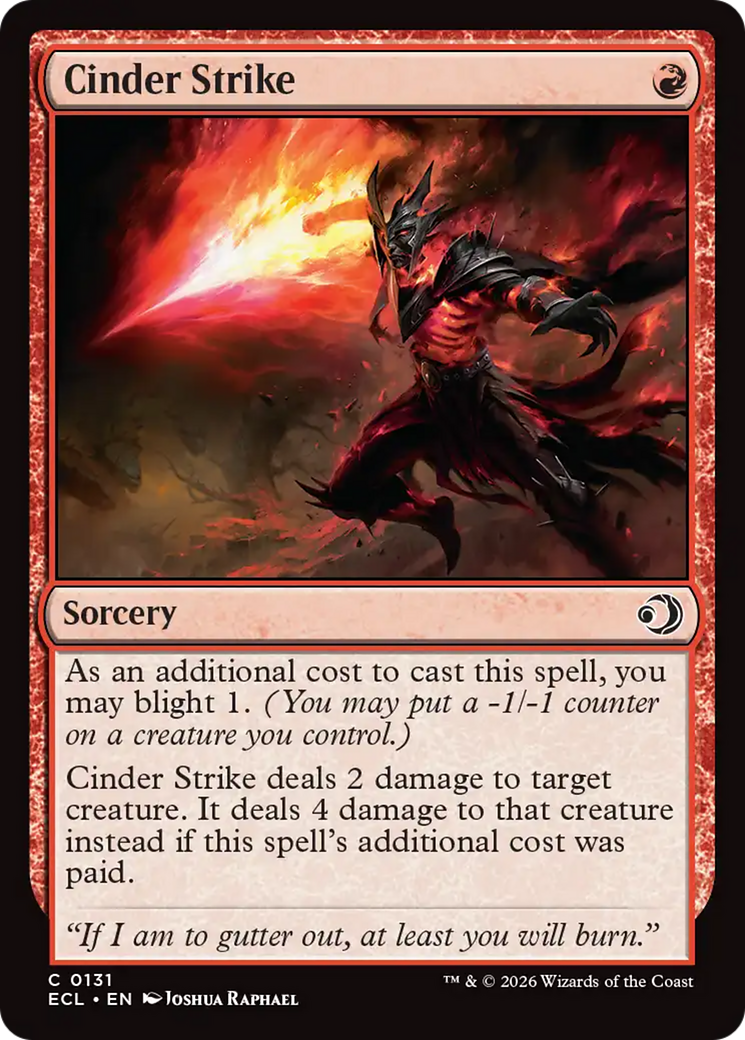 Cinder Strike [Lorwyn Eclipsed] | Empire Gaming NC