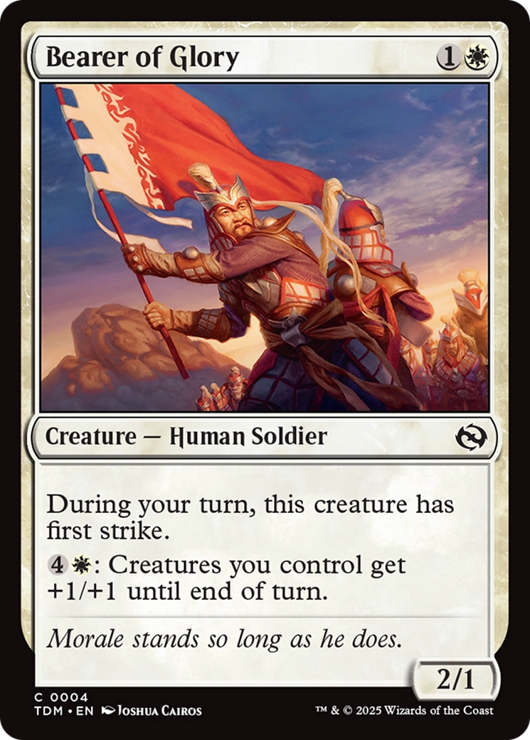 Bearer of Glory [Tarkir: Dragonstorm] | Empire Gaming NC
