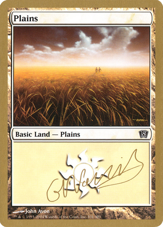 Plains (gn331) (Gabriel Nassif) [World Championship Decks 2004] | Empire Gaming NC