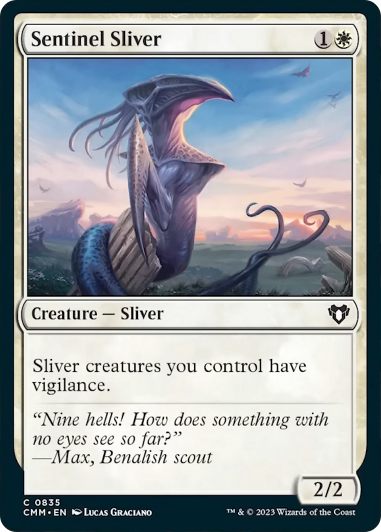 Sentinel Sliver [Commander Masters] | Empire Gaming NC