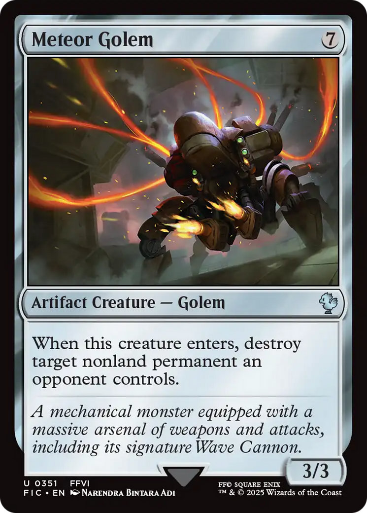 Meteor Golem [FINAL FANTASY Commander] | Empire Gaming NC