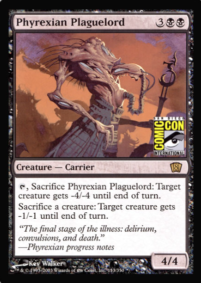 Phyrexian Plaguelord (San Diego Comic Con Oversized) [Oversize Cards] | Empire Gaming NC