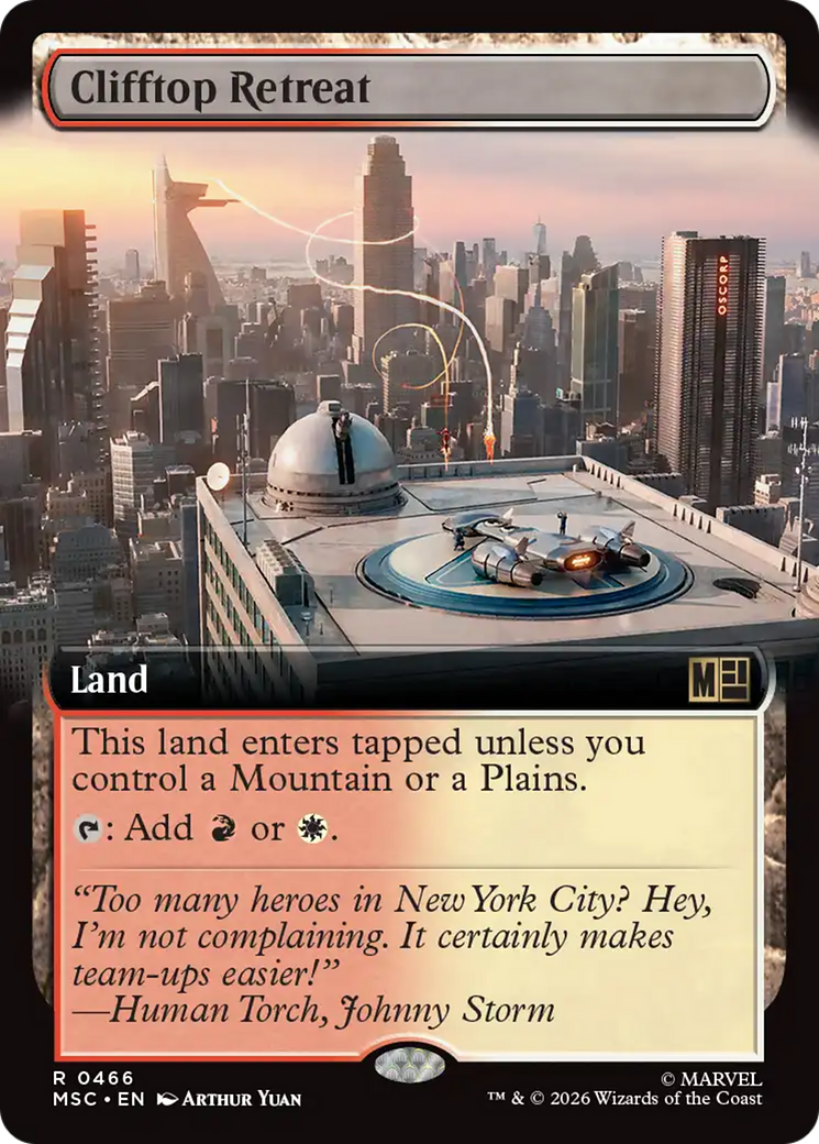 Clifftop Retreat (Extended Art) [Marvel Super Heroes Commander] | Empire Gaming NC