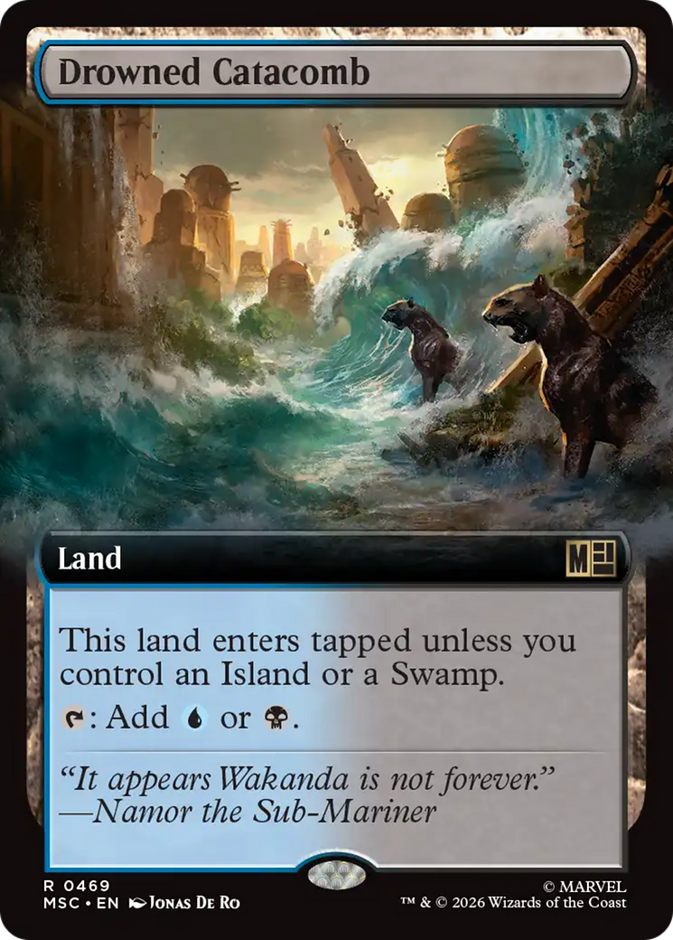 Drowned Catacomb (Extended Art) [Marvel Super Heroes Commander] | Empire Gaming NC