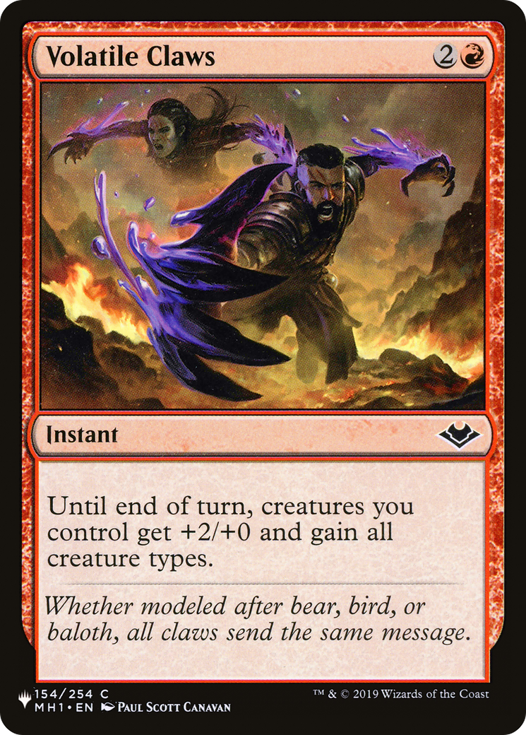 Volatile Claws [The List] | Empire Gaming NC