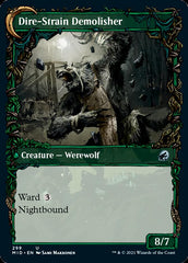 Burly Breaker // Dire-Strain Demolisher (Showcase Equinox) [Innistrad: Midnight Hunt] | Empire Gaming NC