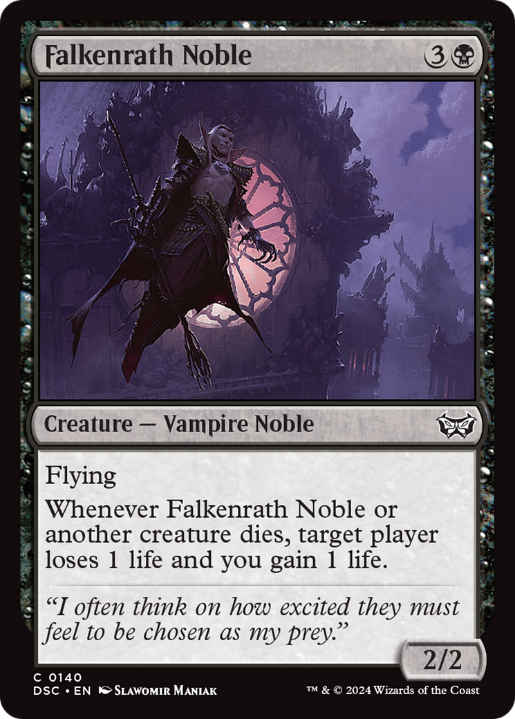 Falkenrath Noble [Duskmourn: House of Horror Commander] | Empire Gaming NC