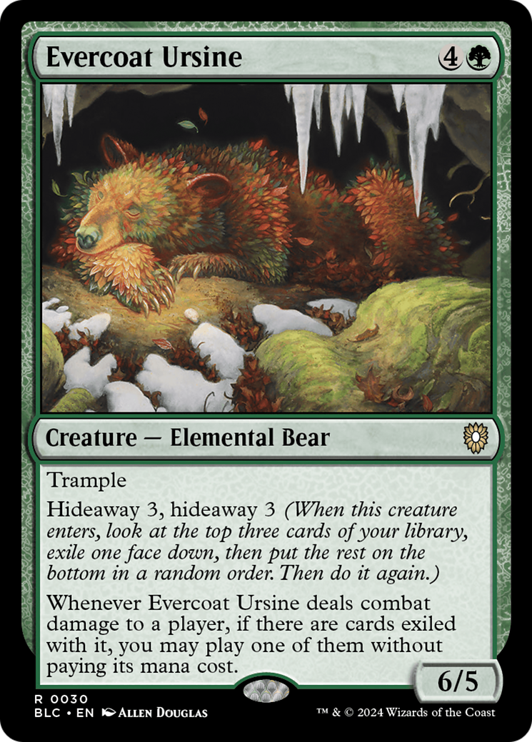 Evercoat Ursine [Bloomburrow Commander] | Empire Gaming NC