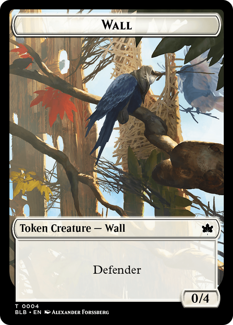 Wall Token [Bloomburrow Tokens] | Empire Gaming NC