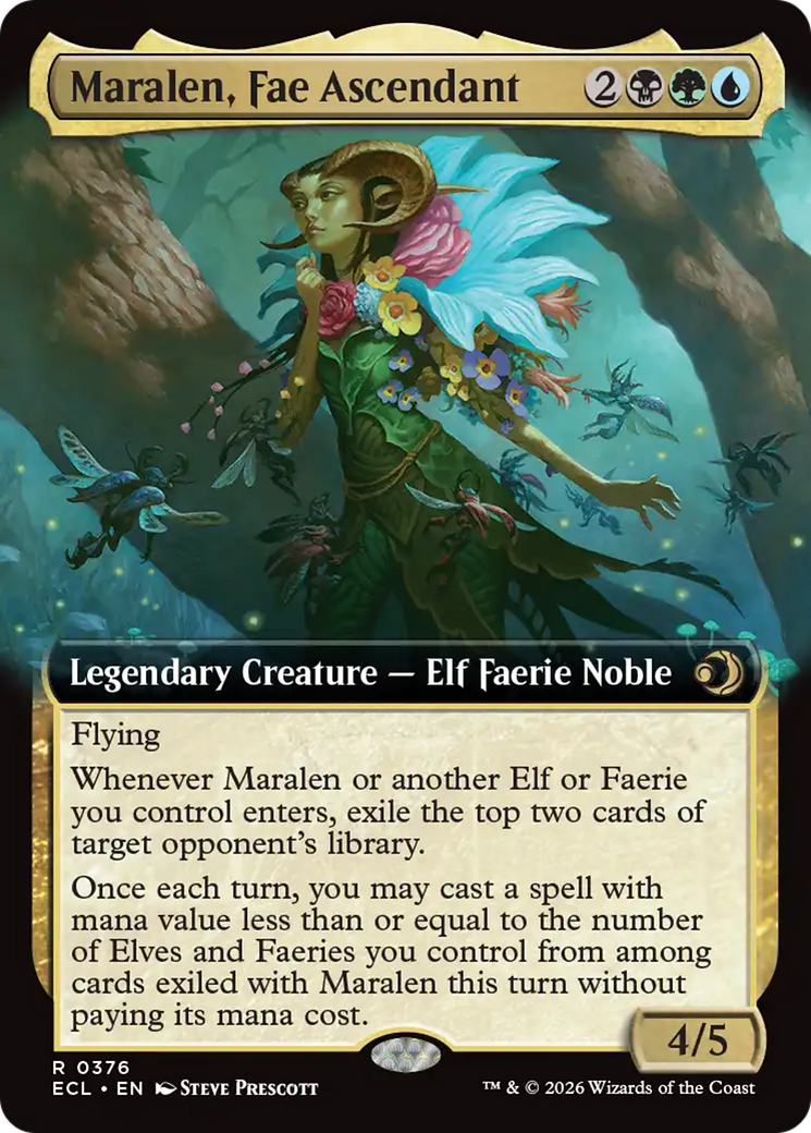 Maralen, Fae Ascendant (Extended Art) [Lorwyn Eclipsed] | Empire Gaming NC